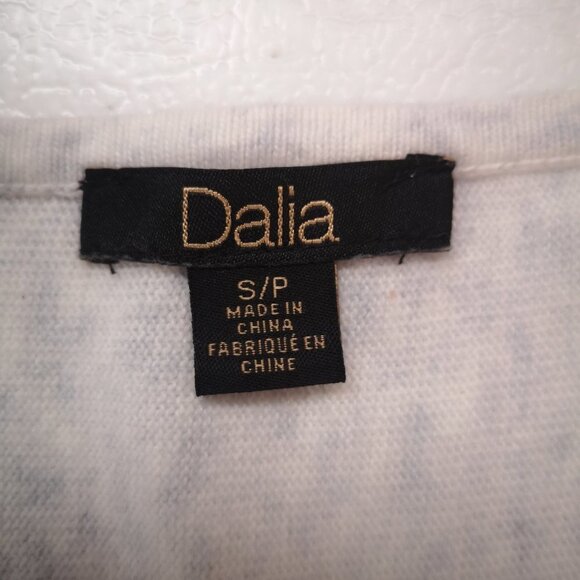Dalia Ladies Size Small Light Blue Round Neck Lightweight Pale Blue Sweater - Picture 3 of 8